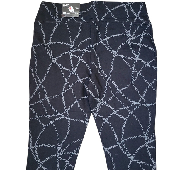 INC Regular Skinny Leg Mid Rise Pants Size 16 New With Tags Waist 36" Inseam 31" - Picture 5 of 7
